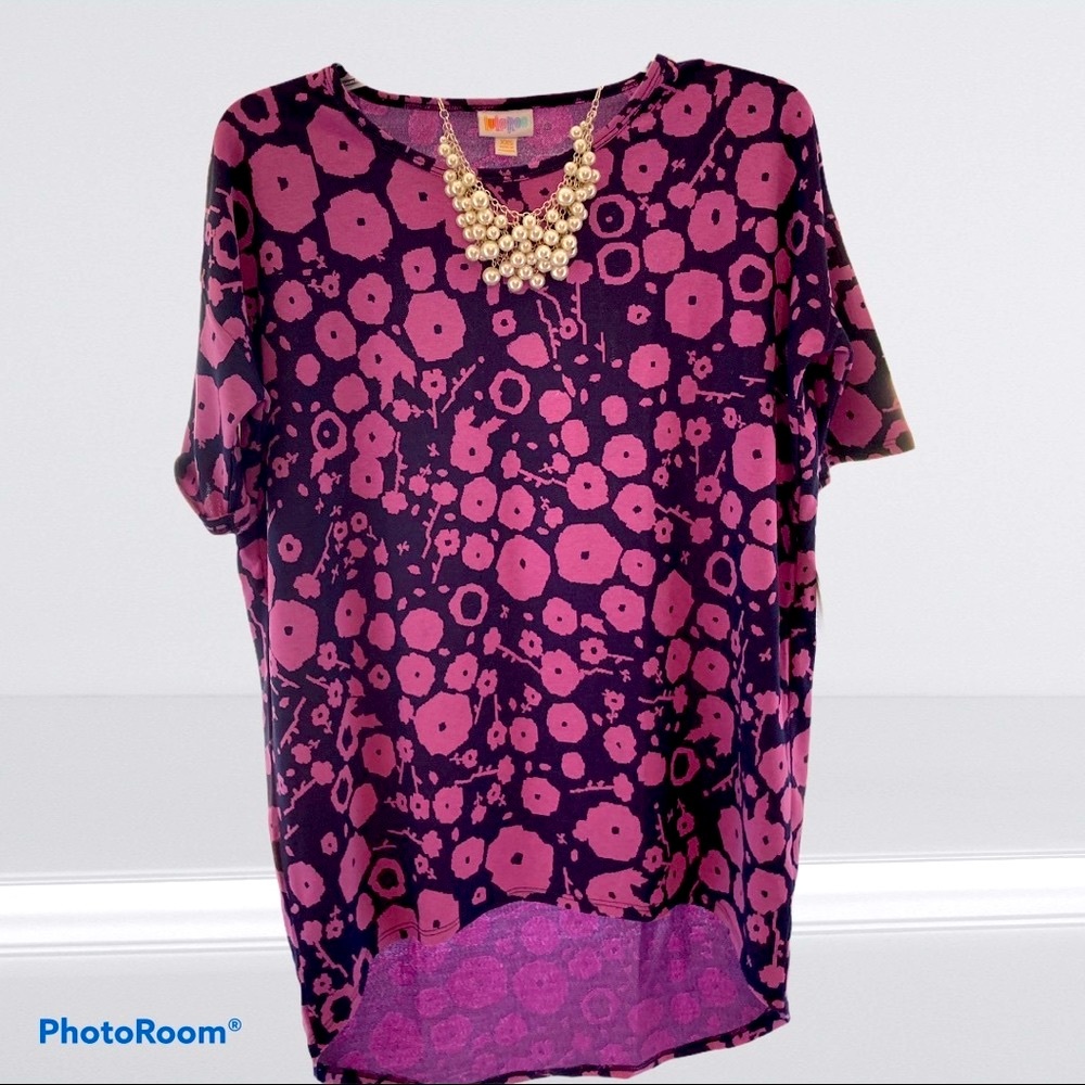 LuLaRoe Purple Lily XXS Irma